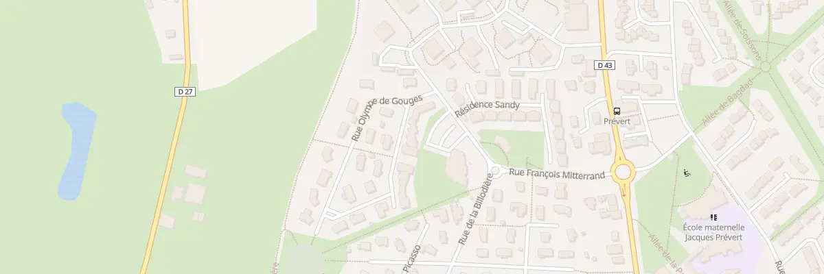 Plan du 36 Rue Olympe de Gouges à Mably