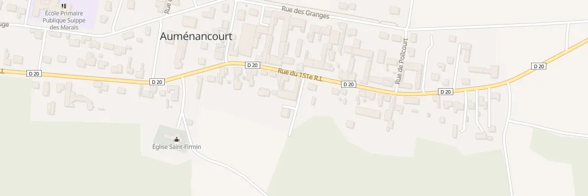 Plan du 1 Rle Saint-firmin à Auménancourt