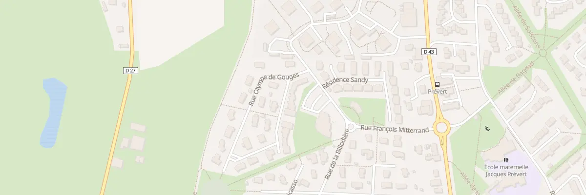 Plan du 38 Rue Olympe de Gouges à Mably
