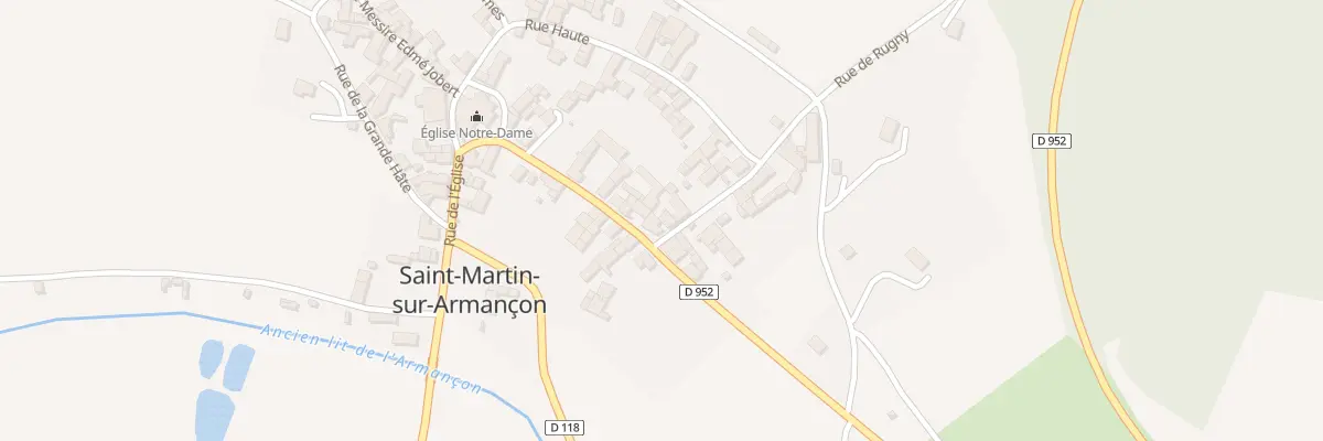 Plan du 1 Rue de Rugny à Saint-Martin-sur-Armançon