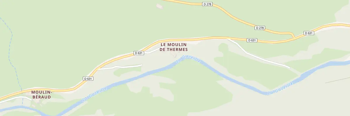 Plan du 5110 Moulin Beraud à Freycenet-la-Tour