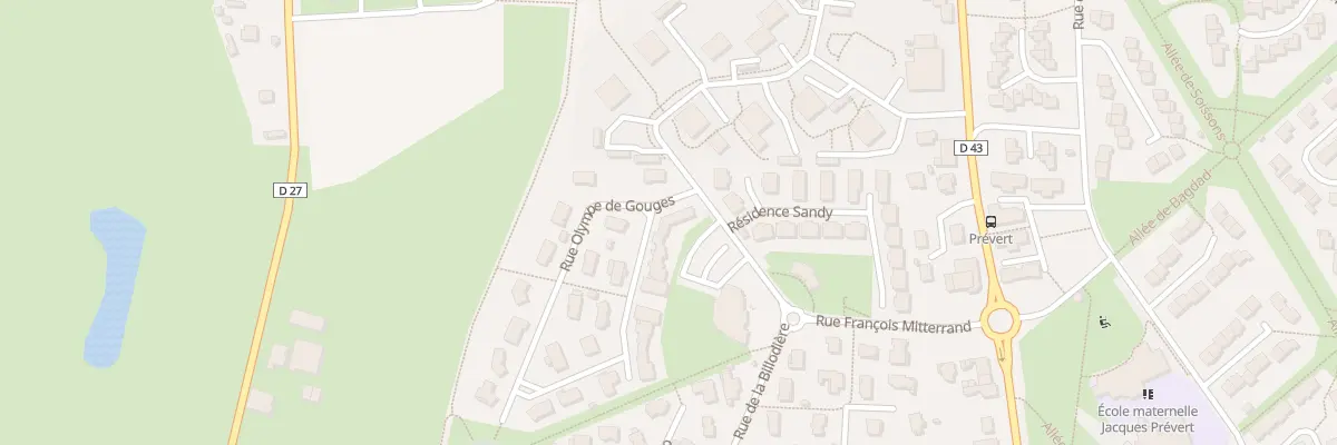 Plan du 42 Rue Olympe de Gouges à Mably