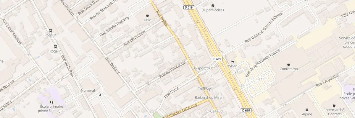 Plan du 87B Rue de Preize à Troyes