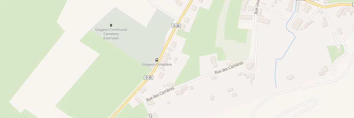 Plan du 28 Rue du Général de Gaulle à Glageon