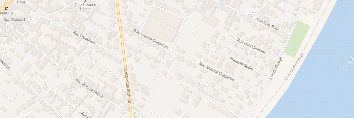 Plan du 23 Rue Antoine Chaperon à Roanne