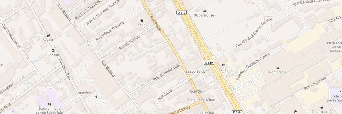 Plan du 87 Rue de Preize à Troyes
