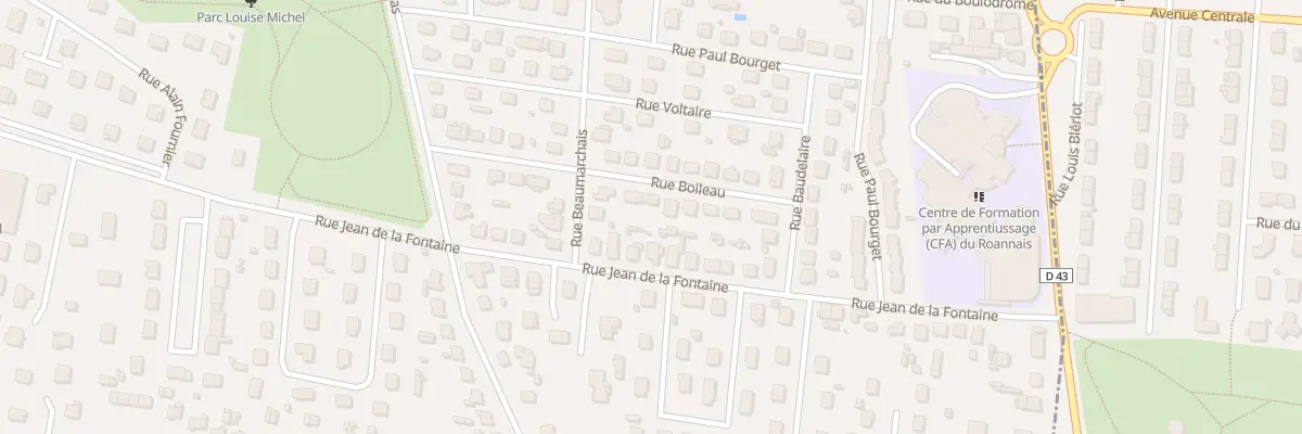 Plan du 12 Rue Boileau à Mably