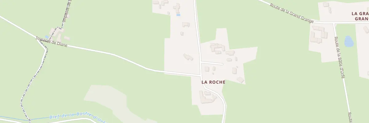 Plan du 166 Rte de la Roche à Saint-Étienne-le-Molard