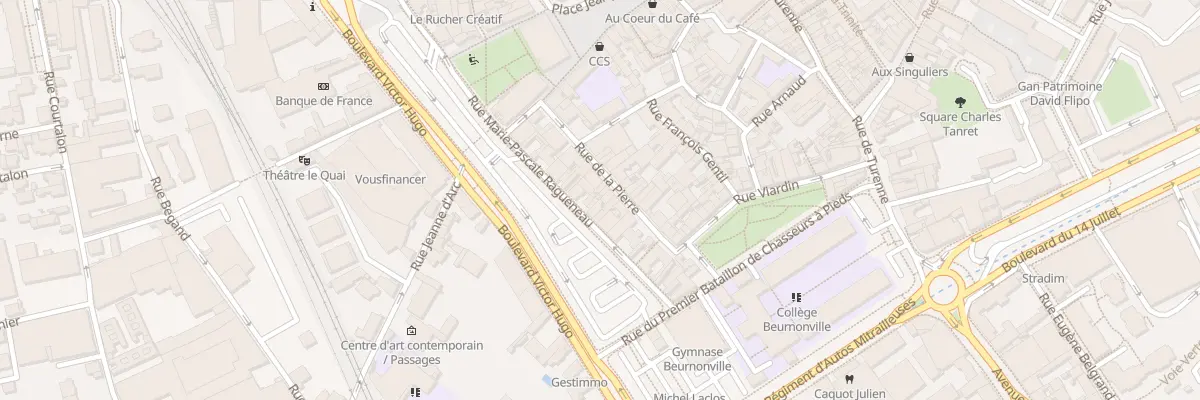 Plan du 19 Rue Marie-pascale Ragueneau à Troyes