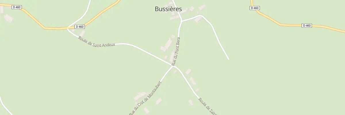 Plan du 1 Rue du Pont Bera à Bussières