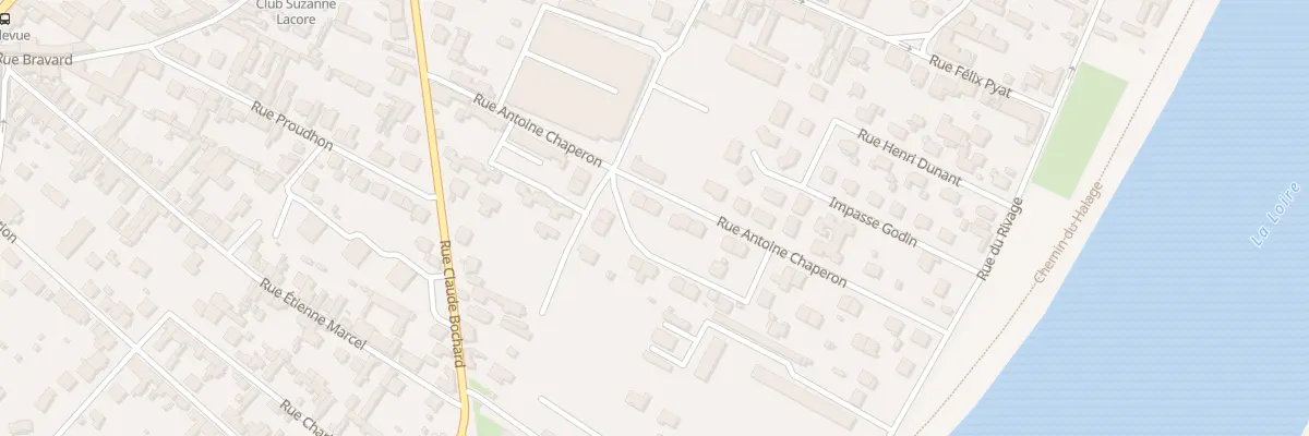 Plan du 21 Rue Antoine Chaperon à Roanne