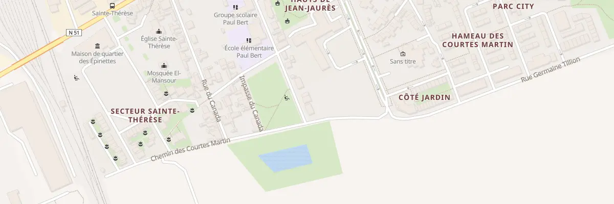 Plan du 21 Rue de Sidi Bel Abbès à Reims