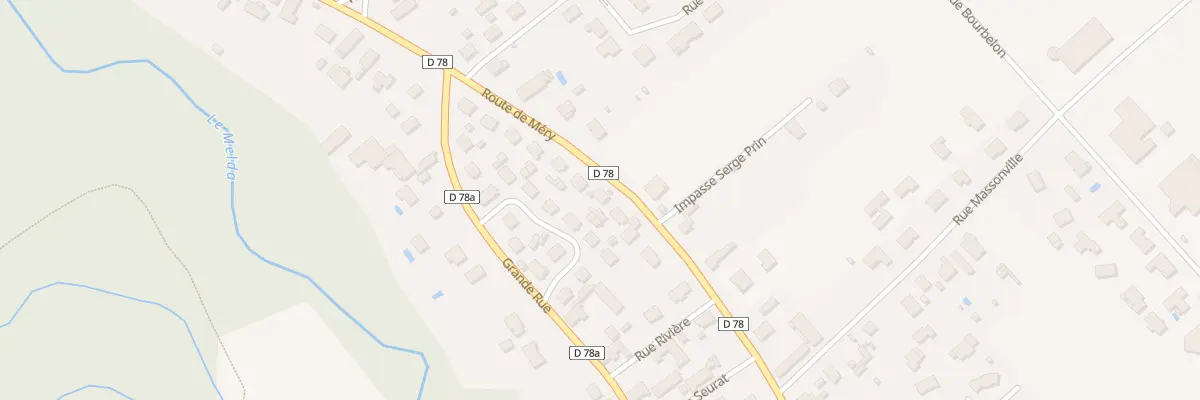 Plan du 45 Rte de Méry à Sainte-Maure