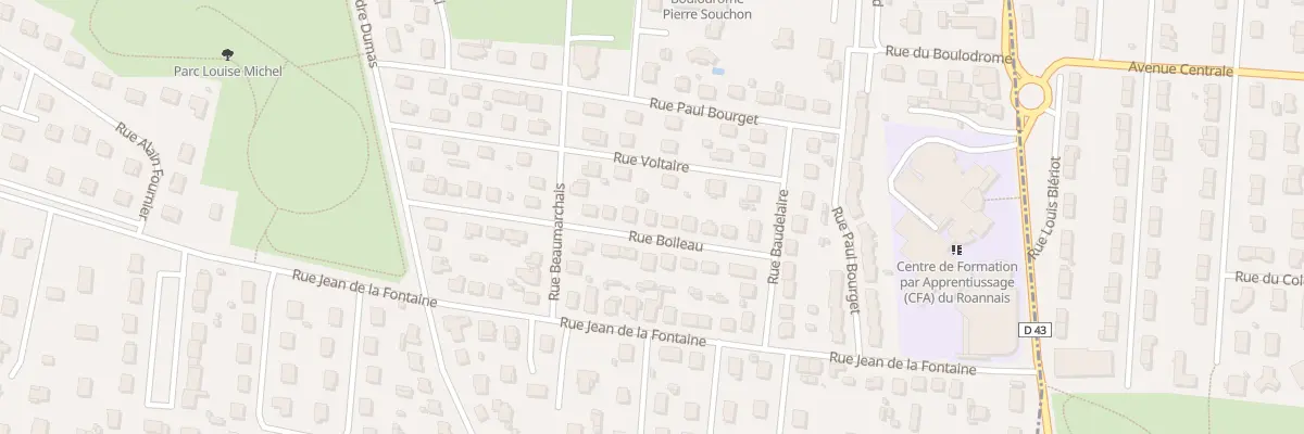 Plan du 15 Rue Boileau à Mably