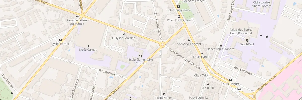 Plan du 37 Av Carnot à Roanne