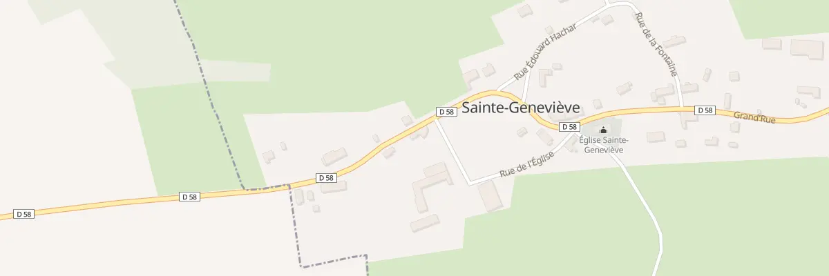 Plan du 10 Vc Grand Rue à Sainte-Geneviève