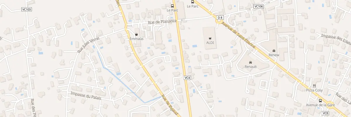Plan du 9 All de la Source à Montbrison