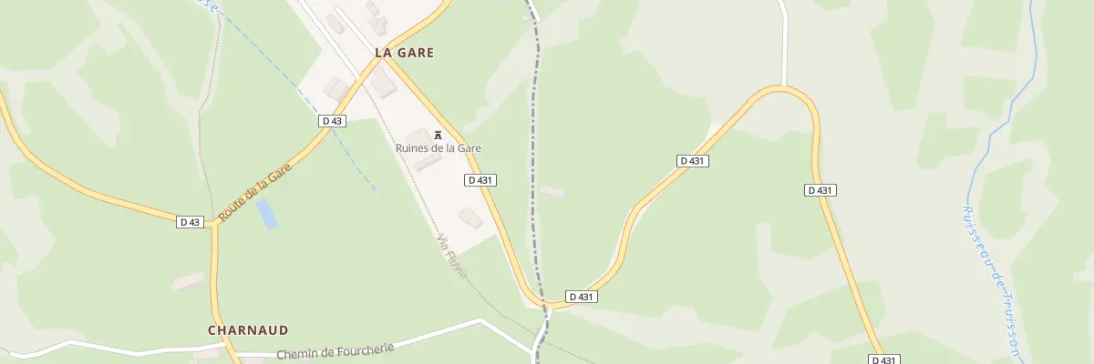 Plan du 1610 Rte de Pioulier à Bessamorel