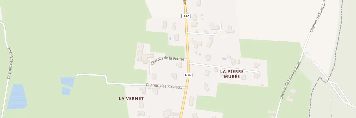 Plan du 1 Che de la Ferme à Chalain-d’Uzore