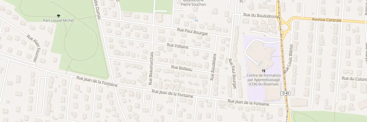Plan du 17 Rue Boileau à Mably