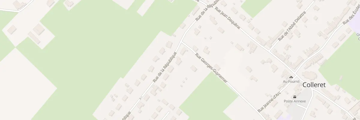 Plan du 45 Rue de la Republique à Colleret