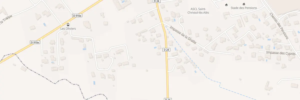 Plan du 278 Rte de Lézan à Saint-Christol-lez-Alès