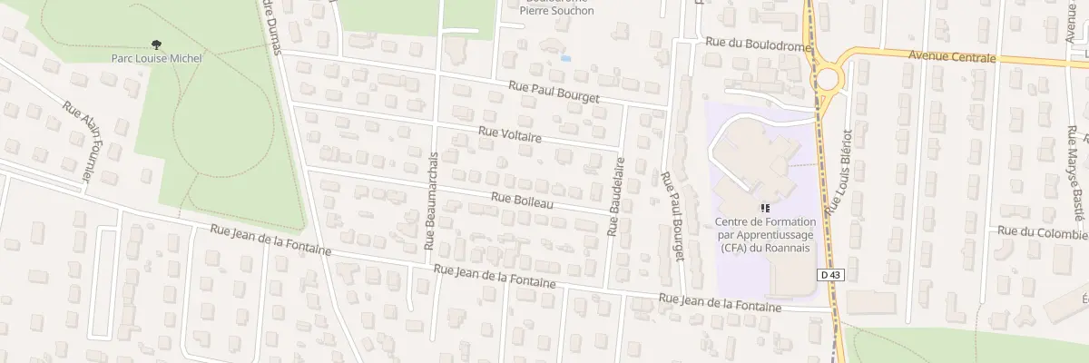 Plan du 19 Rue Boileau à Mably