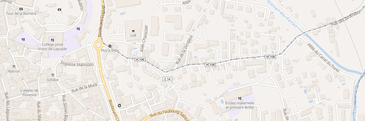 Plan du 3 Rue de la Traverse à Savigneux