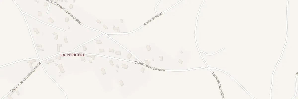 Plan du 637 Che de la Perrière à Cordelle