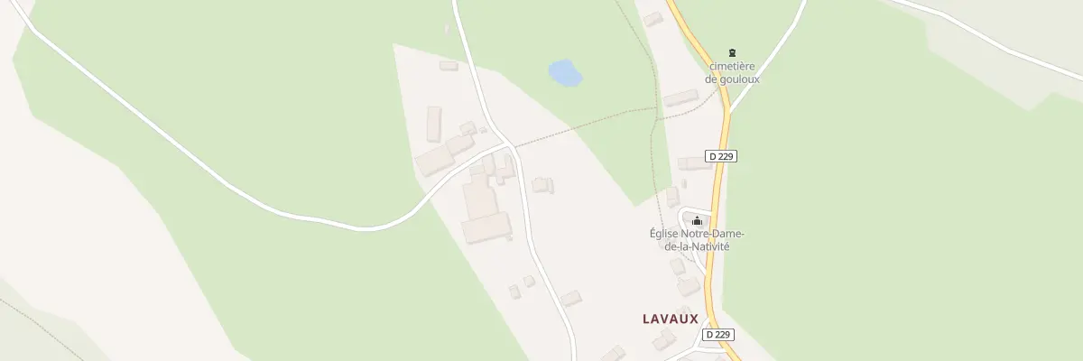 Plan du 25A Lavault à Gouloux