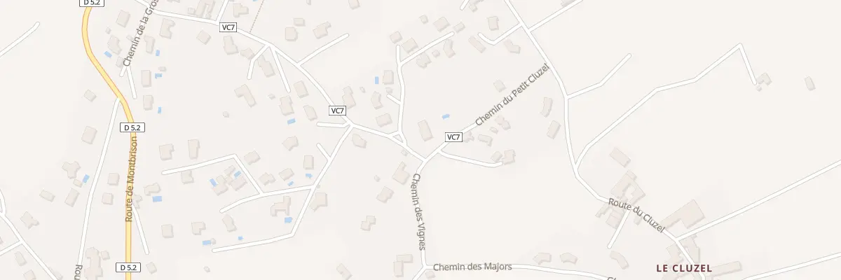 Plan du 21 Che du Petit Cluzel à Lézigneux