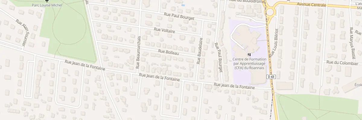 Plan du 20 Rue Boileau à Mably