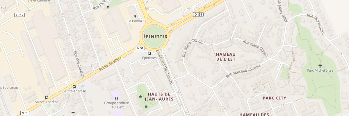 Plan du 9 Rue Marie Ognois à Reims