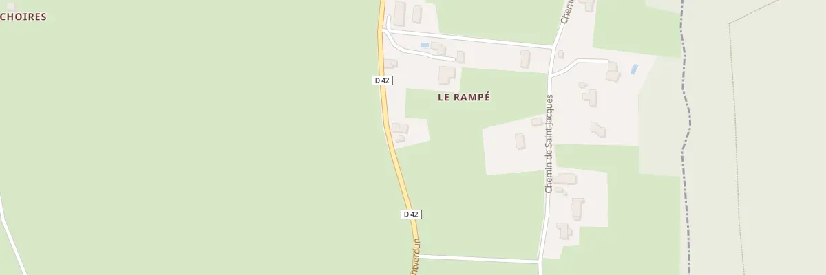 Plan du 94 Rte de Montverdun à Chalain-d’Uzore