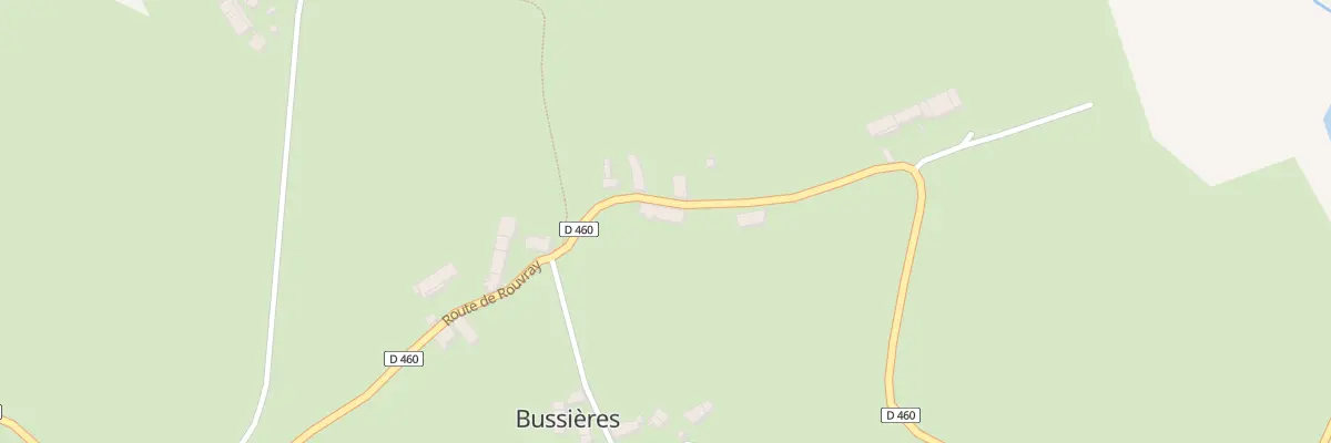 Plan du 90 Rte de Rouvray à Bussières