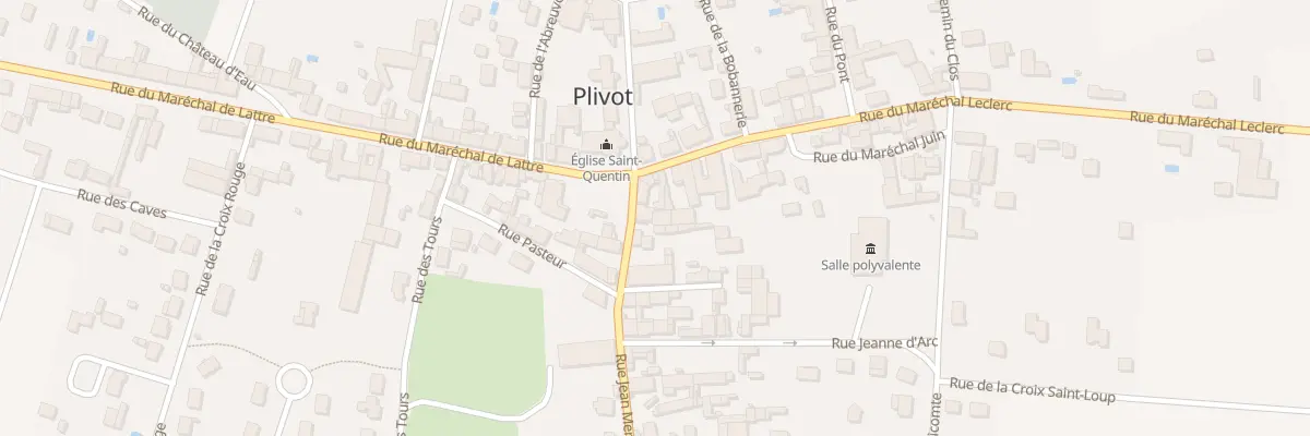 Plan du 1 Rue Jean Mermoz à Plivot