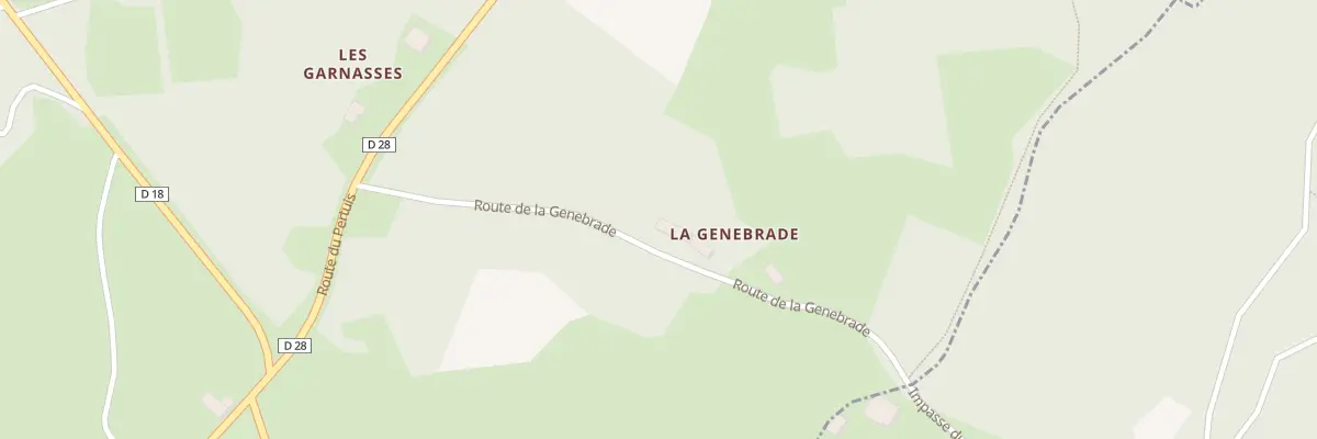 Plan du 245 Rte de la Genebrade à Saint-Hostien
