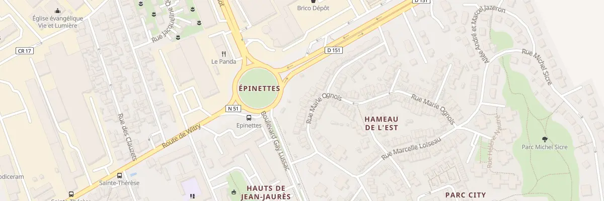 Plan du 21 Rue Marie Ognois à Reims