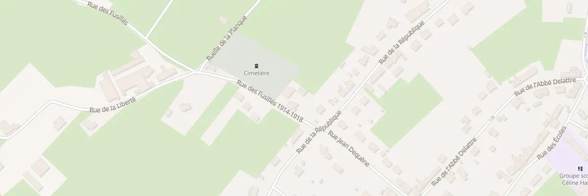 Plan du 4B Rue des Fusilles 1914 1918 à Colleret