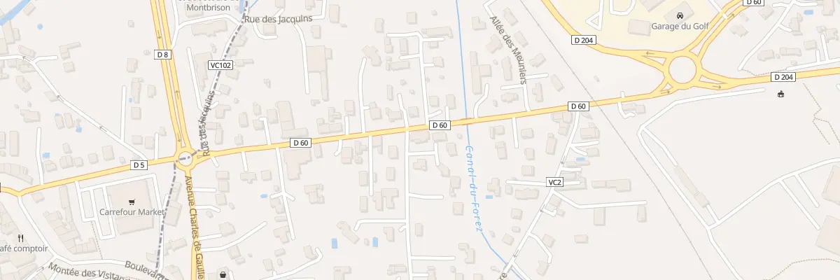 Plan du 20B Rue de Feurs à Savigneux
