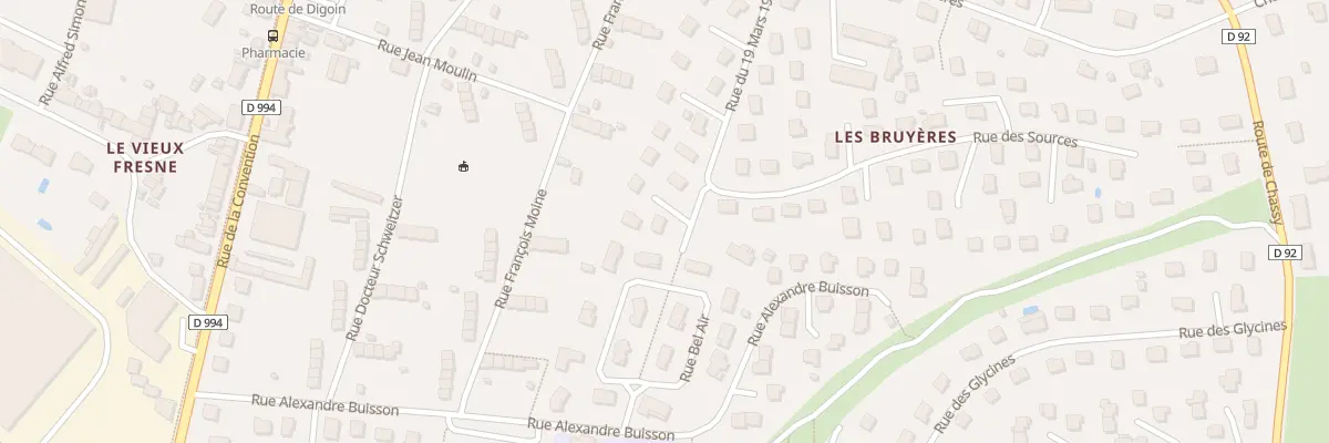 Plan du 30 Rue du 19 Mars 1962 à Gueugnon