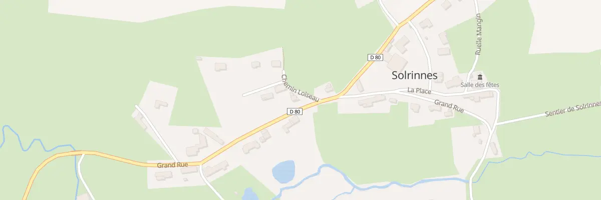 Plan du 1 Che Loiseau à Solrinnes
