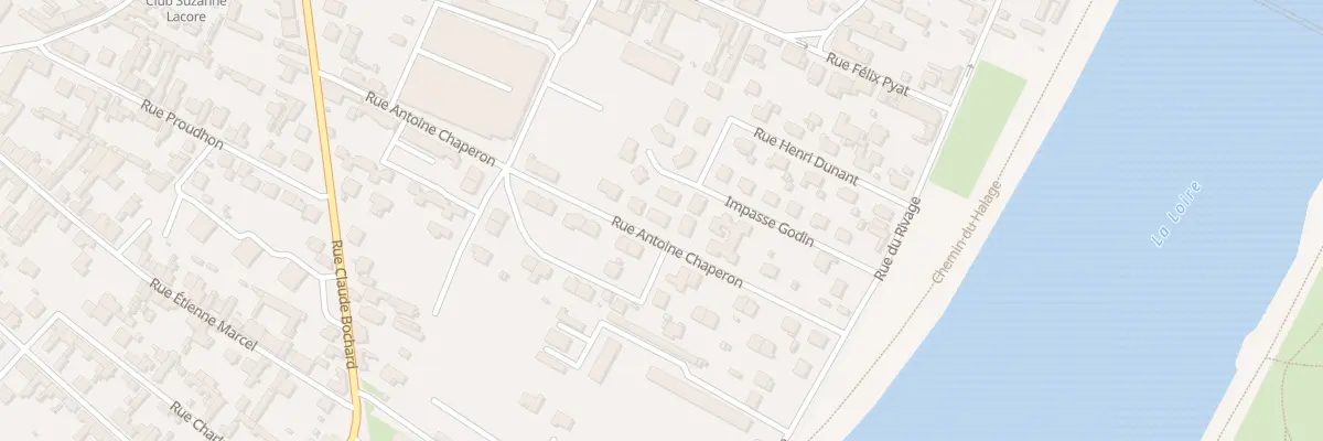 Plan du 18 Rue Antoine Chaperon à Roanne