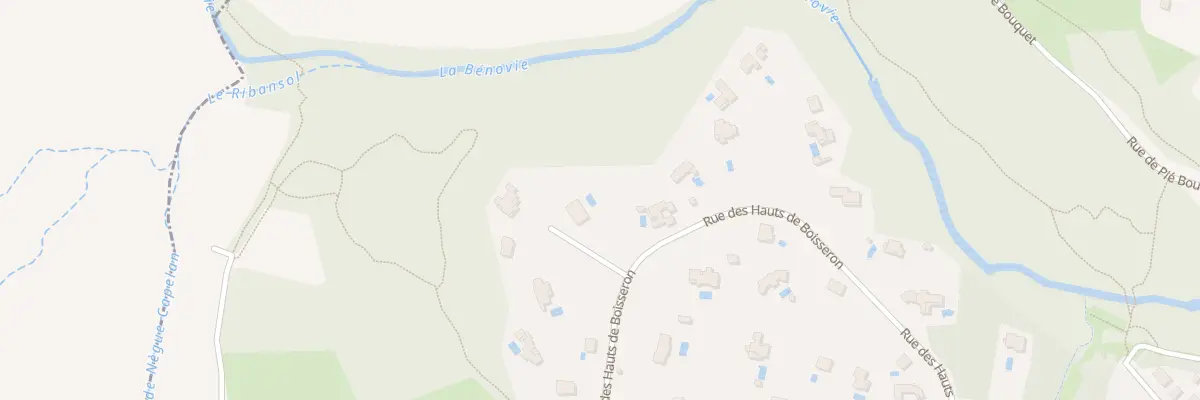 Plan du 20 All las Rompudas à Boisseron