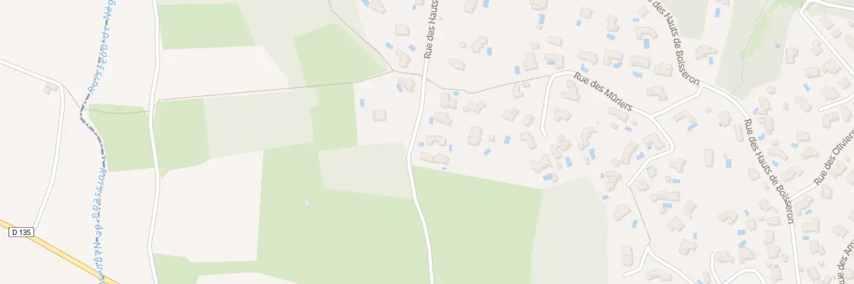 Plan du 1005 Rue des Hauts de Boisseron à Boisseron