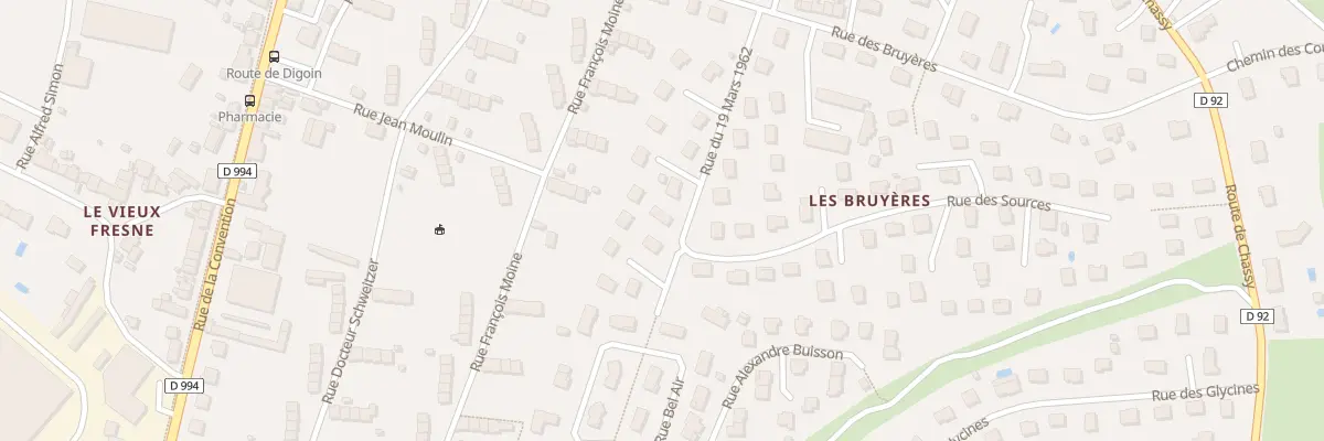 Plan du 20 Rue du 19 Mars 1962 à Gueugnon