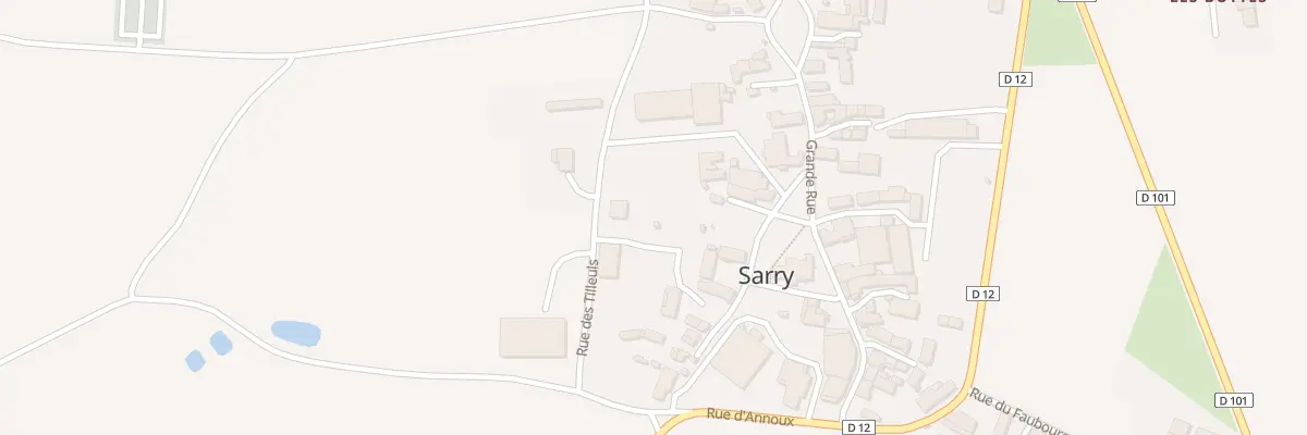 Plan du 5 Rue des Tilleuls à Sarry