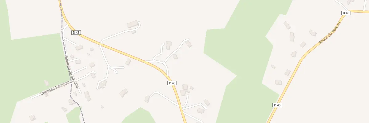 Plan du 412 Rte de Chantalouette à Parigny
