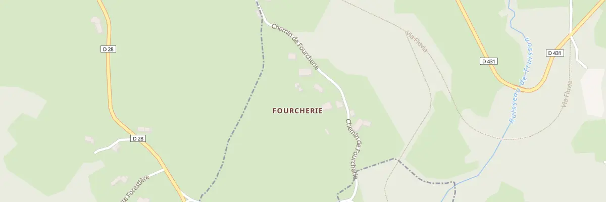 Plan du 5001 Fourchery à Bessamorel