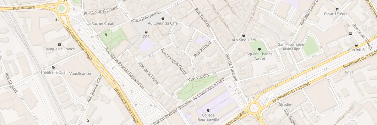 Plan du 8 Rue des Pigeons à Troyes